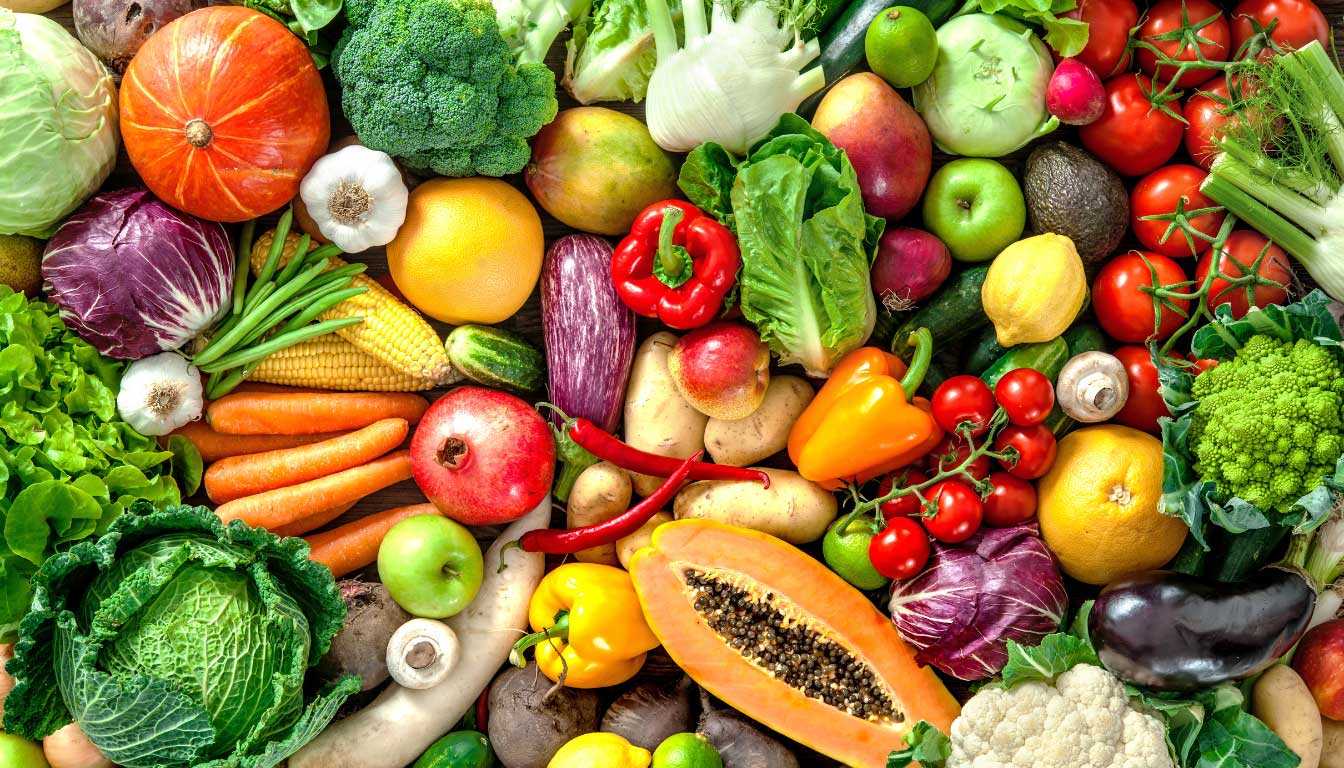 Fresh produce and groceries